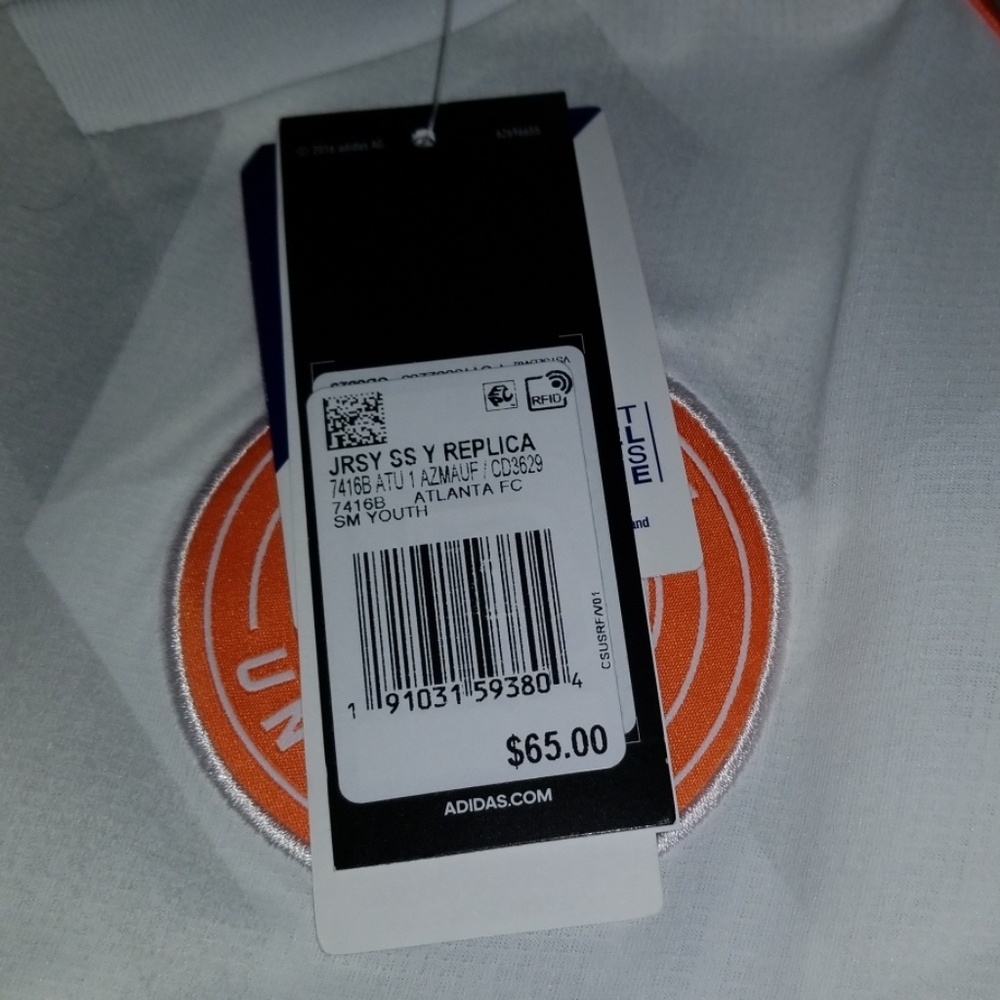 Adidas Atlanta United Jersey Kings Peach Youth - Picture 6 of 7